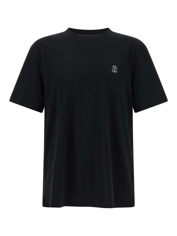 BRUNELLO CUCINELLI: Camisetas - Camiseta - Negro