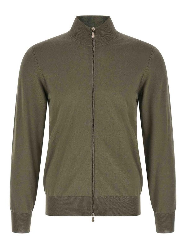 BRUNELLO CUCINELLI: カーディガン - カーディガン - 緑