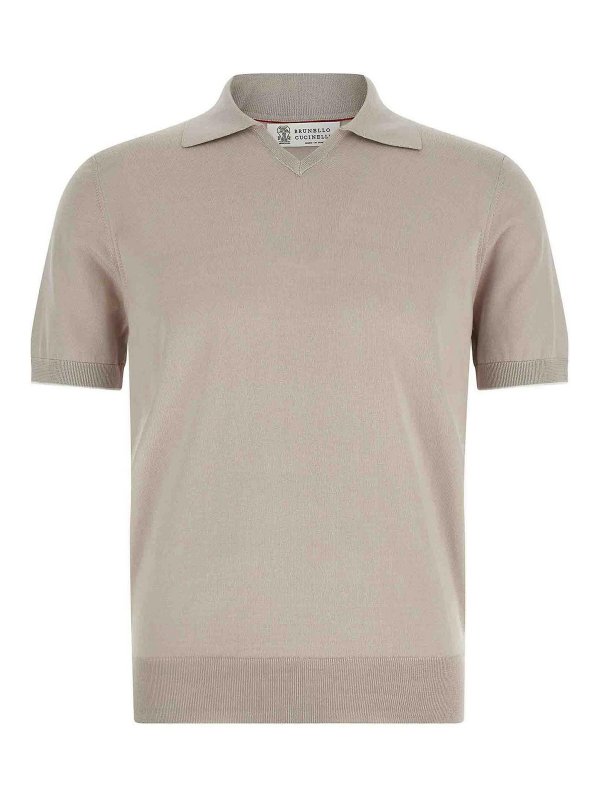 BRUNELLO CUCINELLI: Polos - Polo - Beis