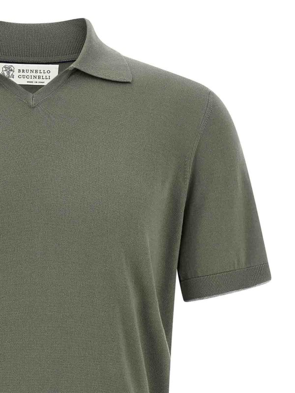 The Best Shops BRUNELLO CUCINELLI: ポロシャツ - ポロシャツ - 緑