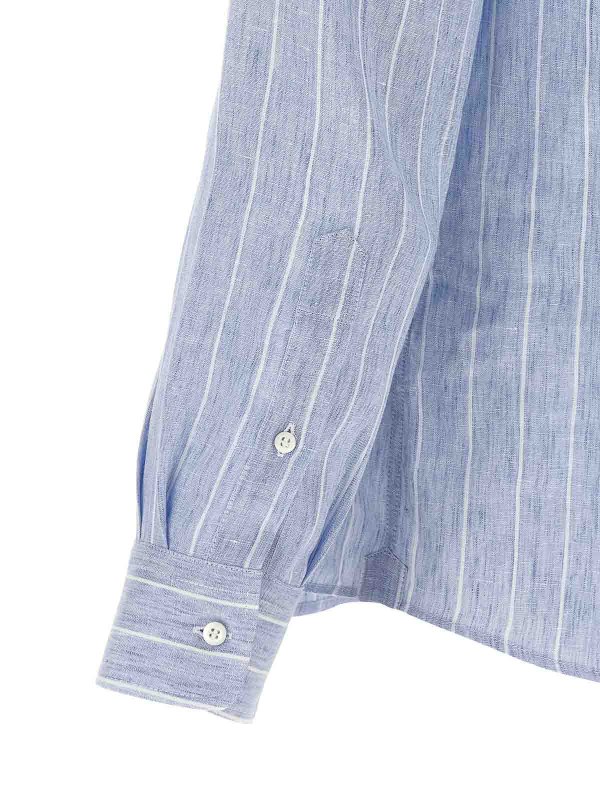 シャツ - ライトブルー shop online: BRUNELLO CUCINELLI