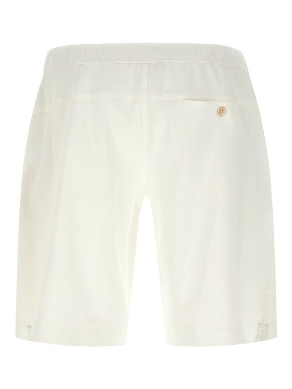 BRUNELLO CUCINELLI: Trousers Shorts online - Interlock Cotton Bermuda Shorts