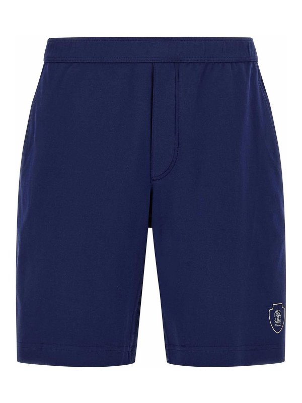 BRUNELLO CUCINELLI: トラウザーショーツ - ショートパンツ - ブルー