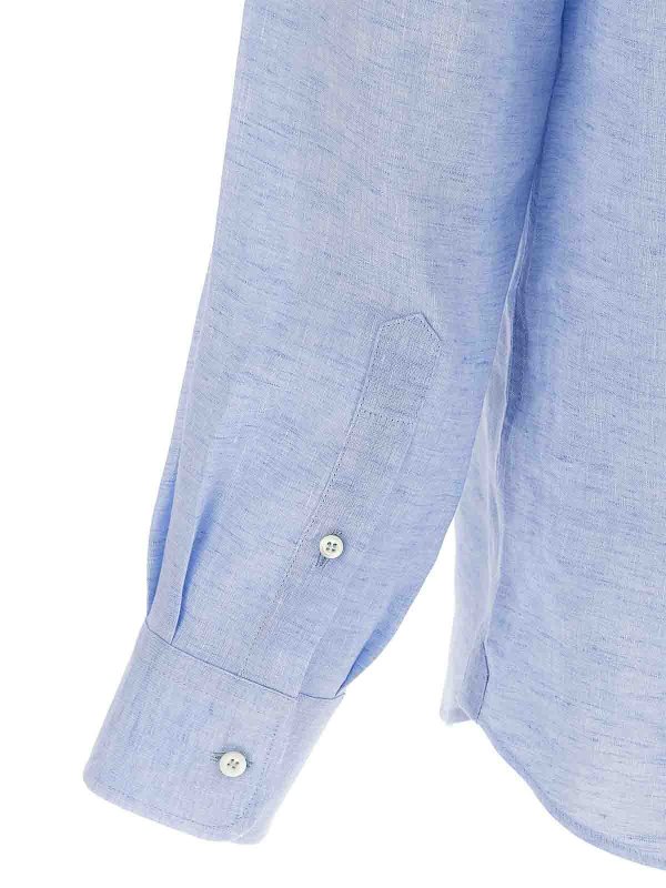 Hemd - Hellblau shop online: BRUNELLO CUCINELLI