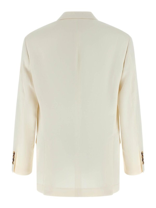 BRUNELLO CUCINELLI: Blazer online - Blazer - Blanco