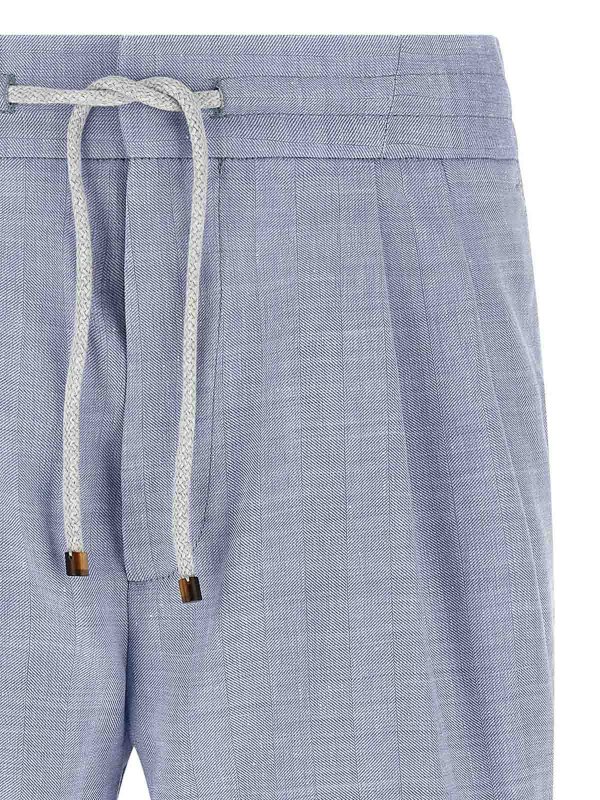 The Best Shops BRUNELLO CUCINELLI: トラウザーショーツ - ショートパンツ - ライトブルー