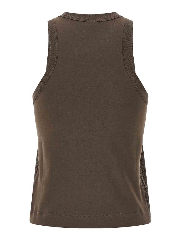 BRUNELLO CUCINELLI: トップス＆タンクトップ online - トップ/タンクトップ - ブラウン
