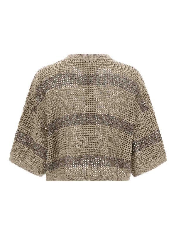 BRUNELLO CUCINELLI: カーディガン online - カーディガン - ベージュ