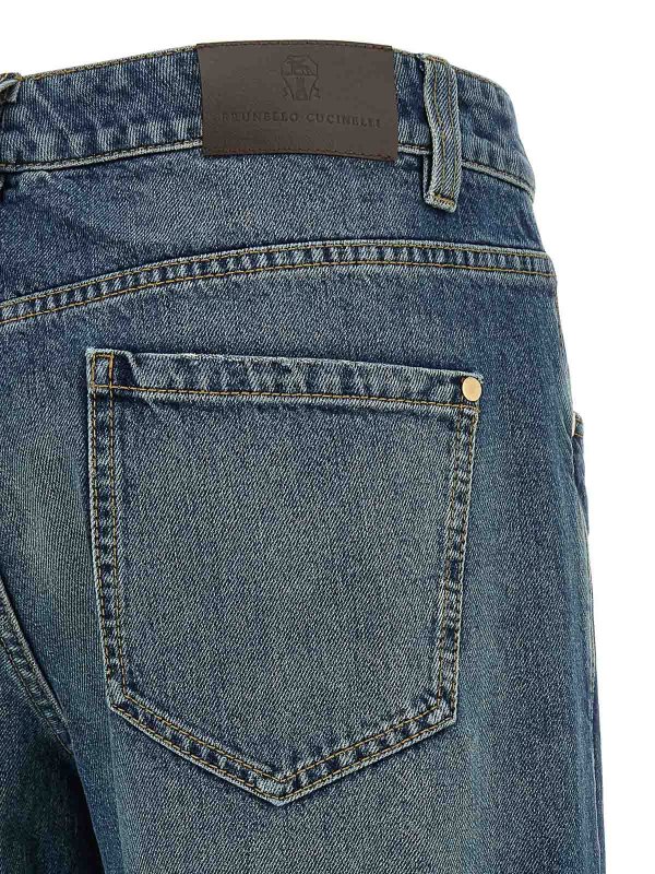 Vaqueros Rectos - Azul shop online: BRUNELLO CUCINELLI