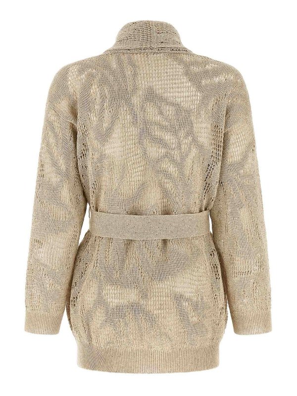 BRUNELLO CUCINELLI: カーディガン online - カーディガン - ベージュ