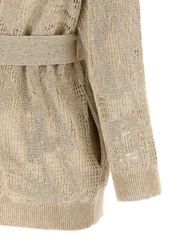 カーディガン - ベージュ Replica 
online: BRUNELLO CUCINELLI