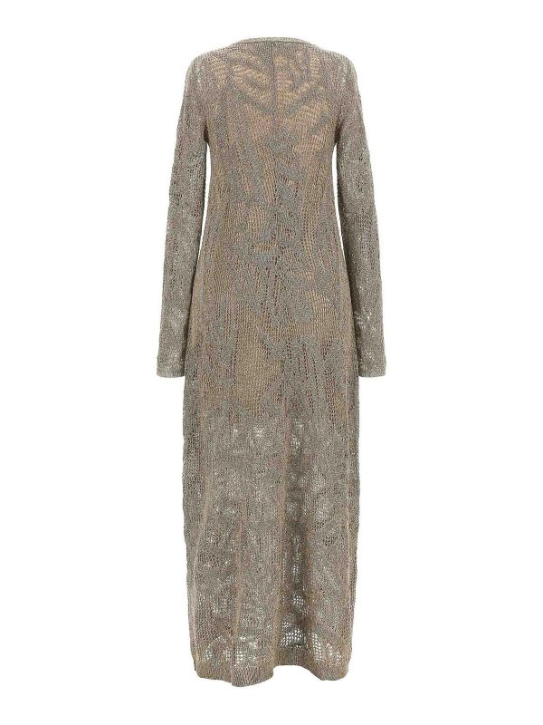 BRUNELLO CUCINELLI: ニーレングスドレス online - 膝丈ドレス - ベージュ