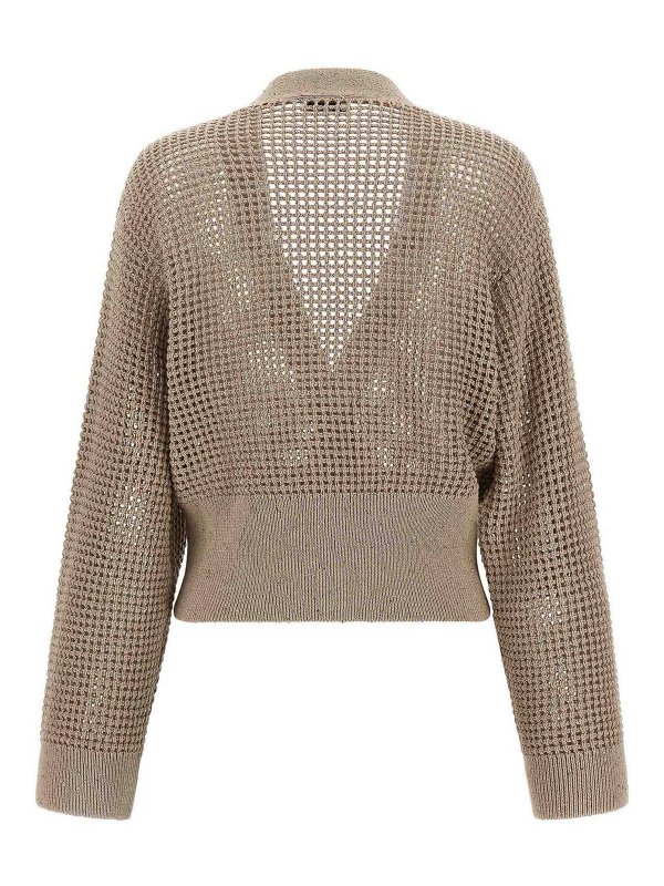 BRUNELLO CUCINELLI: カーディガン online - カーディガン - ベージュ