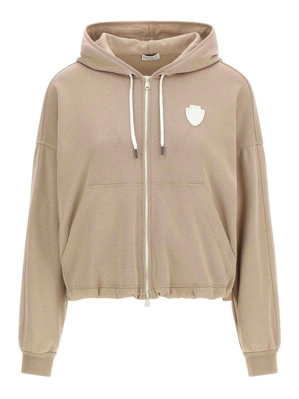 BRUNELLO CUCINELLI: スウェット＆セーター - スウェットシャツ/セーター - ベージュ