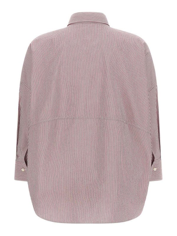 BRUNELLO CUCINELLI: シャツ online - シャツ - ダークレッド