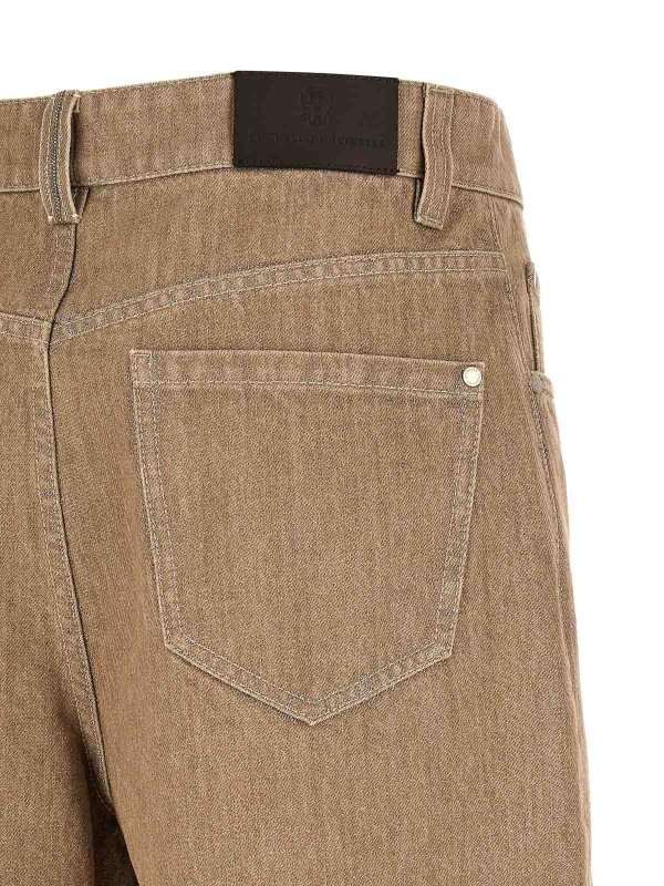 ショートパンツ - ベージュ Replica 
online: BRUNELLO CUCINELLI