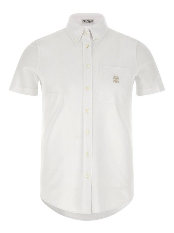 BRUNELLO CUCINELLI: Hemden - Hemd - Weiß