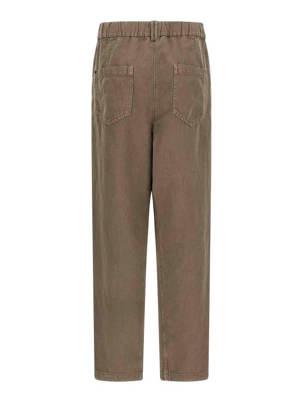 BRUNELLO CUCINELLI: カジュアルトラウザー online - カジュアルパンツ - ブラウン