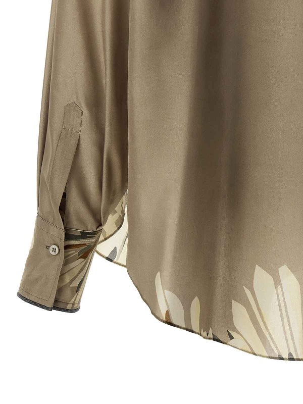 シャツ - 緑 shop online: BRUNELLO CUCINELLI