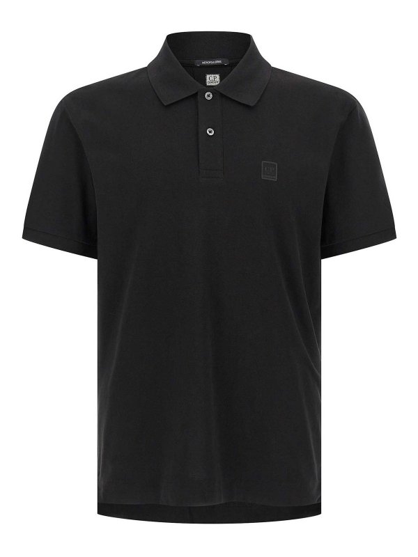 C.P. COMPANY: ポロシャツ - ポロシャツ - 黒