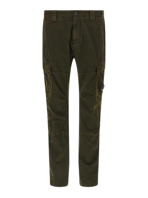 C.P. COMPANY: カジュアルトラウザー - カジュアルパンツ - 緑