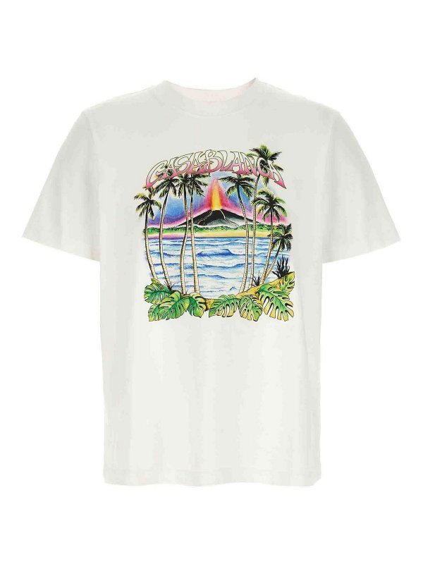 CASABLANCA: Camisetas - Camiseta - Blanco