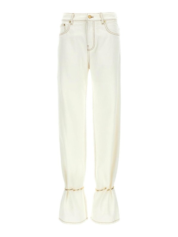 DARKPARK: ストレートジーンズ - ストレートジーンズ - 白