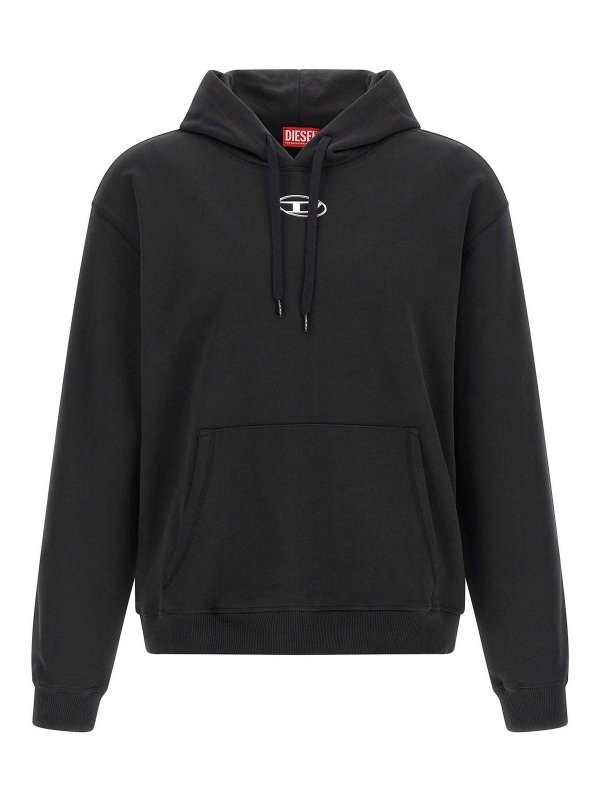 DIESEL: スウェット＆セーター - スウェットシャツ/セーター - 黒