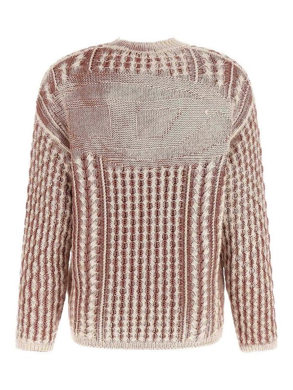 DIESEL: Strickpullover mit Rundhalsausschnitt online - Rundhalspullover - Bunt