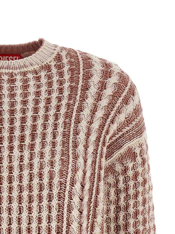 The Best Shops DIESEL: Strickpullover mit Rundhalsausschnitt - Rundhalspullover - Bunt