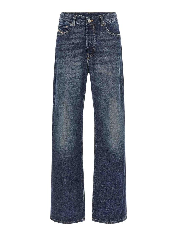 DIESEL: Jeans Rectos - Vaqueros Rectos - Azul