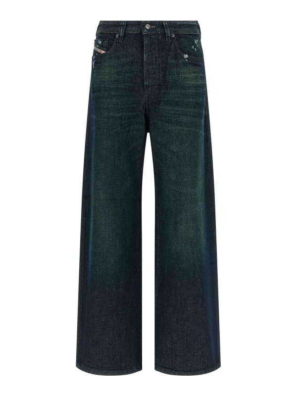 DIESEL: Jeans Rectos - Vaqueros Rectos - Azul