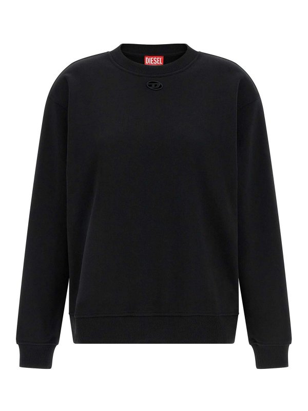DIESEL: Sweatshirts & Pulls - Sweat-Shirts - Noir
