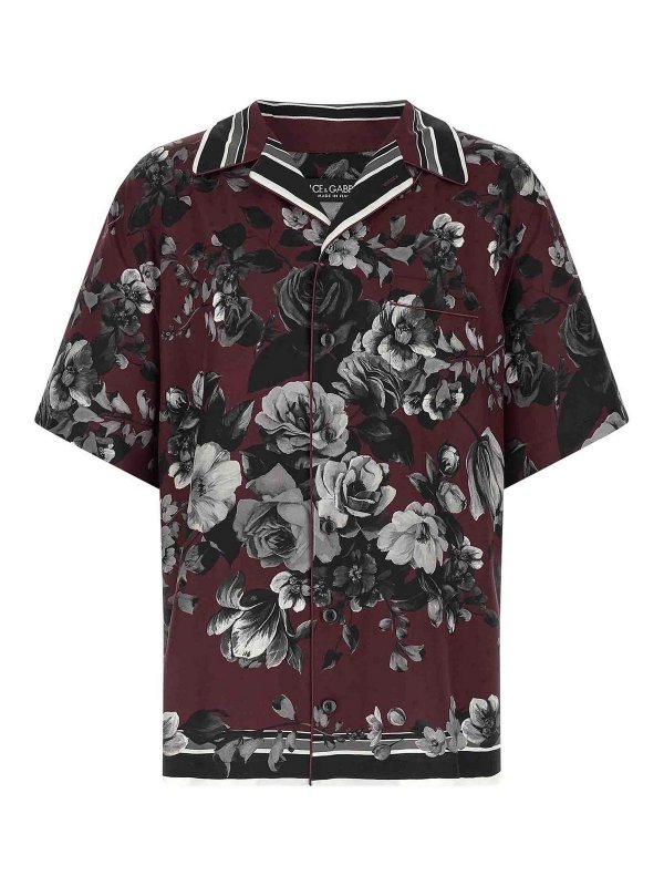 DOLCE & GABBANA: Camisas - Camisa - Rojo Oscuro