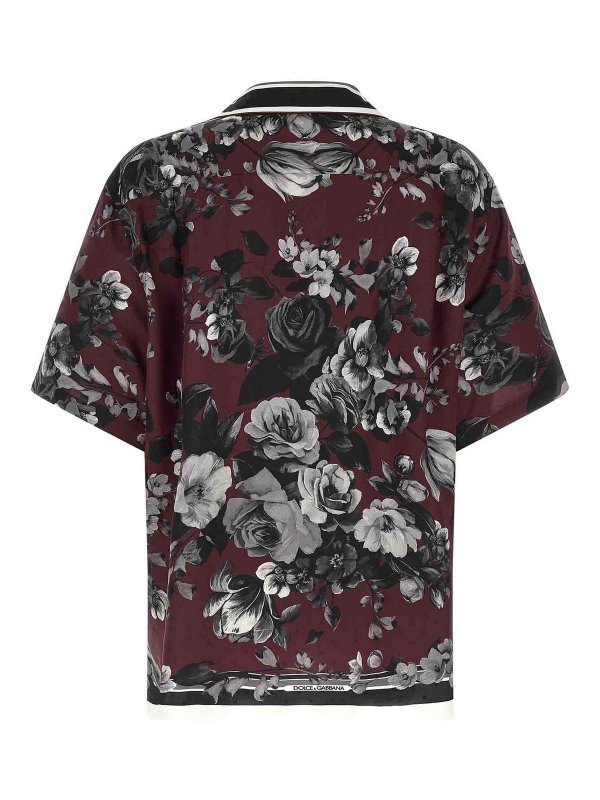 DOLCE & GABBANA: Camisas online - Camisa - Rojo Oscuro