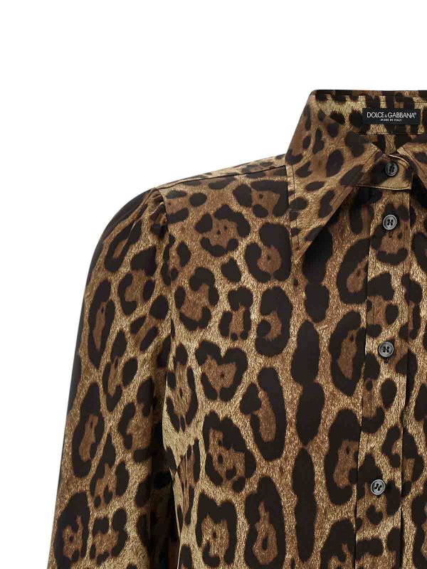 The Best Shops DOLCE & GABBANA: shirts - Leopardo Shirt