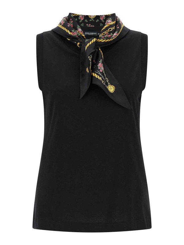 DOLCE & GABBANA: T-shirts - T-Shirt - Noir