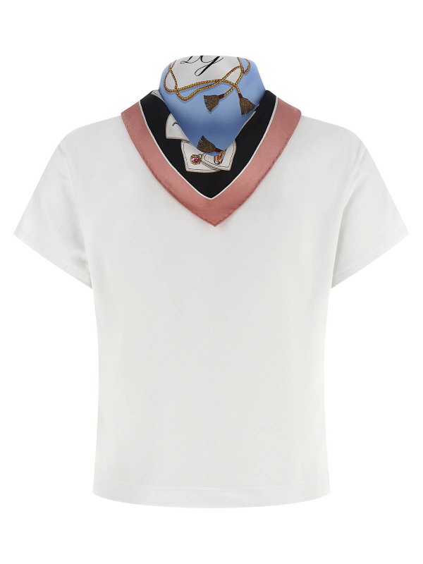 The Best Shops DOLCE & GABBANA: t-shirts - T-Shirt With Scarf