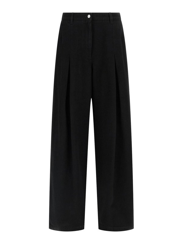 DOLCE & GABBANA: Jeans à jambe droite - Jean Droit - Noir