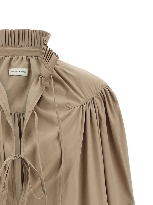 The Best Shops DRIES VAN NOTEN: シャツ - シャツ - ベージュ