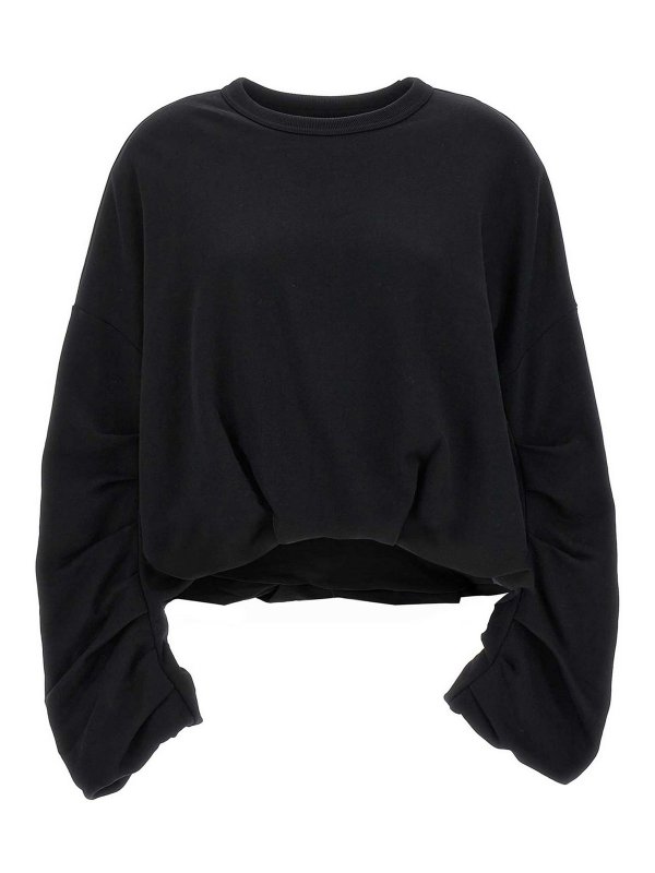 DRIES VAN NOTEN: スウェット＆セーター - スウェットシャツ/セーター - 黒