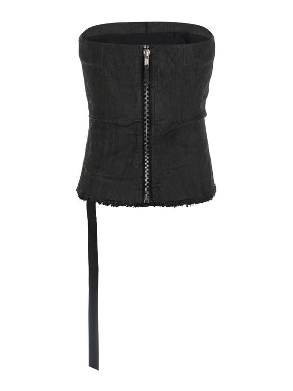 DRKSHDW: Tops y camisetas sin mangas online - Top - Negro