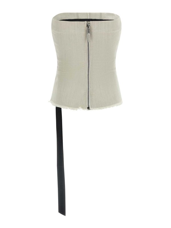 DRKSHDW: Tops y camisetas sin mangas online - Top - Gris