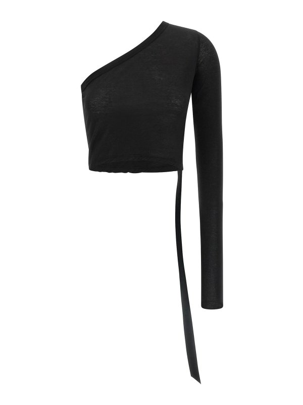 DRKSHDW: Tops y camisetas sin mangas - Top - Negro