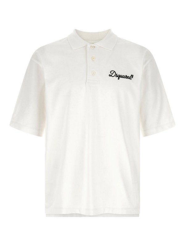 DSQUARED2: Polos - Polo - Blanco