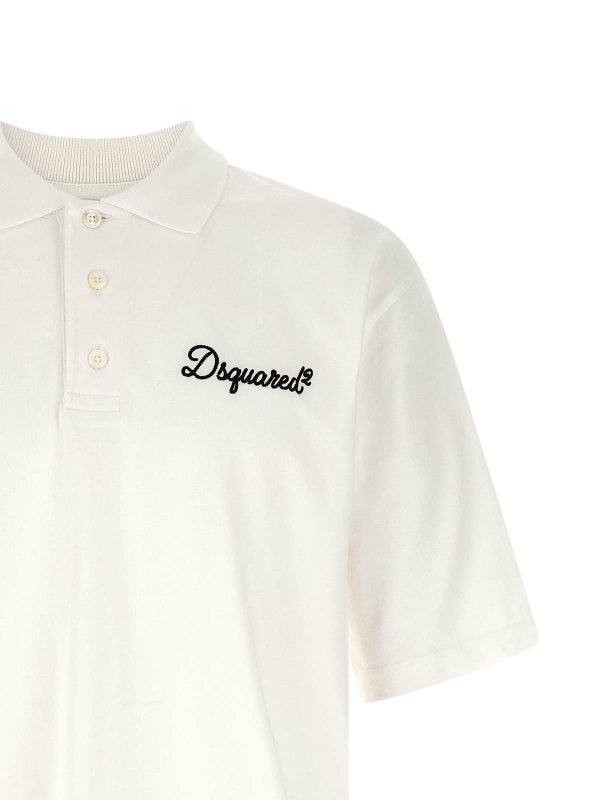 The Best Shops DSQUARED2: Polos - Polo - Blanco