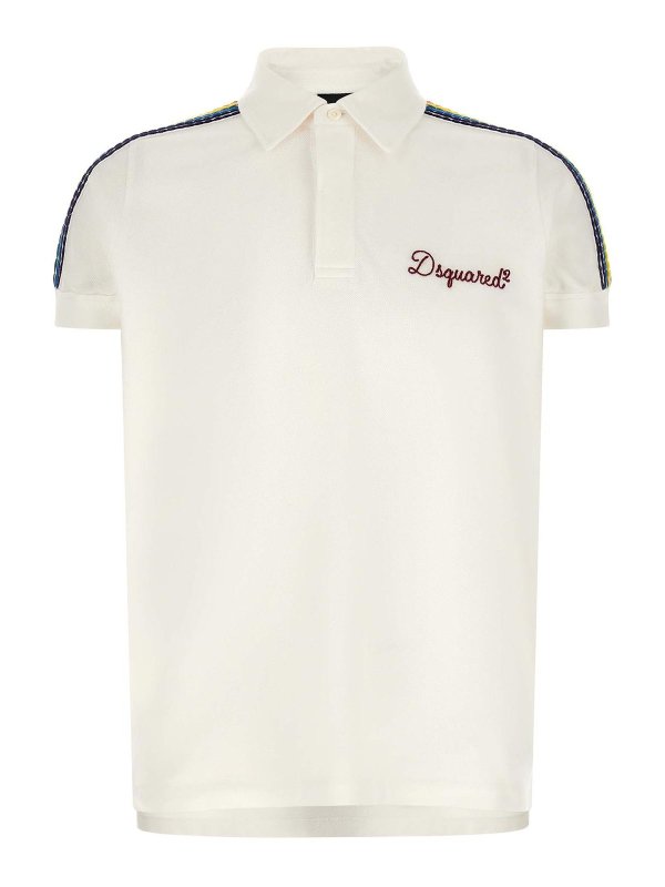 DSQUARED2: Poloshirts - Poloshirt - Weiß