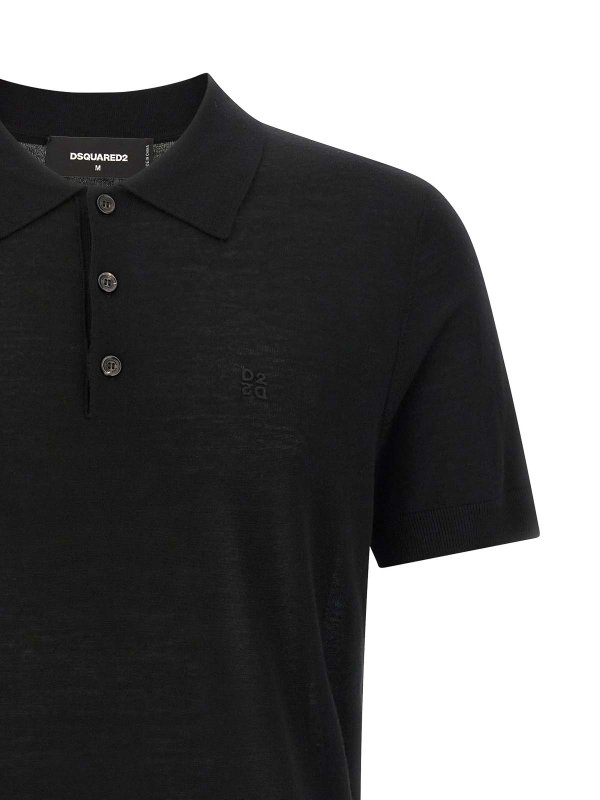 The Best Shops DSQUARED2: polo shirts - Wool Polo Shirt