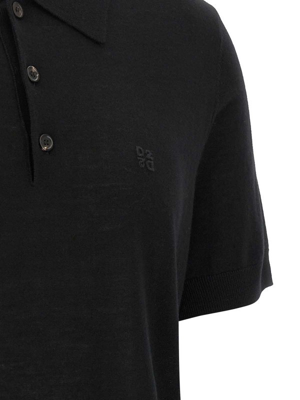 Wool Polo Shirt shop online: DSQUARED2