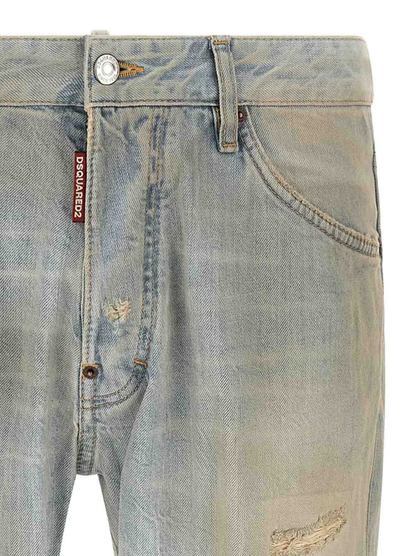 The Best Shops DSQUARED2: Jeans Rectos - Vaqueros Rectos - Azul Claro
